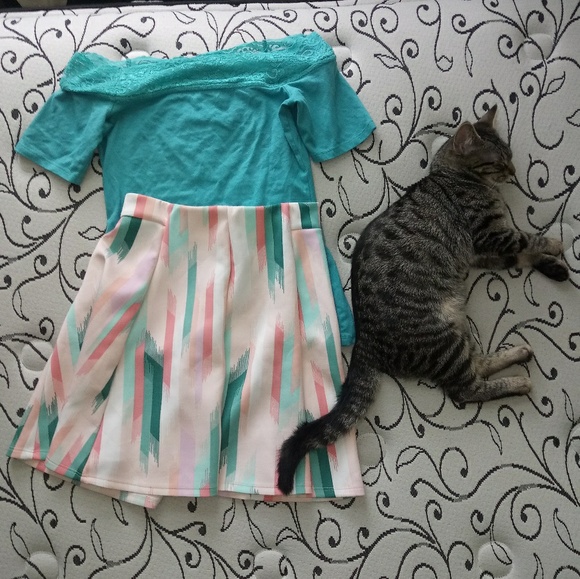 Decree Other - π» OUTFIT skirt and lace off the shoulder top π» Decree Other - π» OUTFIT skirt and lace off the shoulder top π»